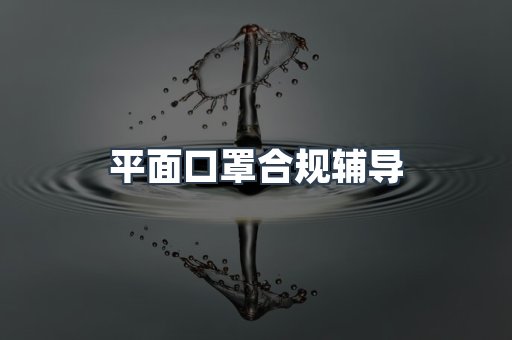 平面口罩合规辅导